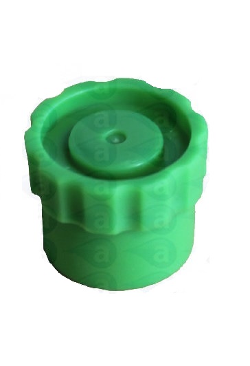 800-GREEN luer lock tip cap seal stand up 8001038