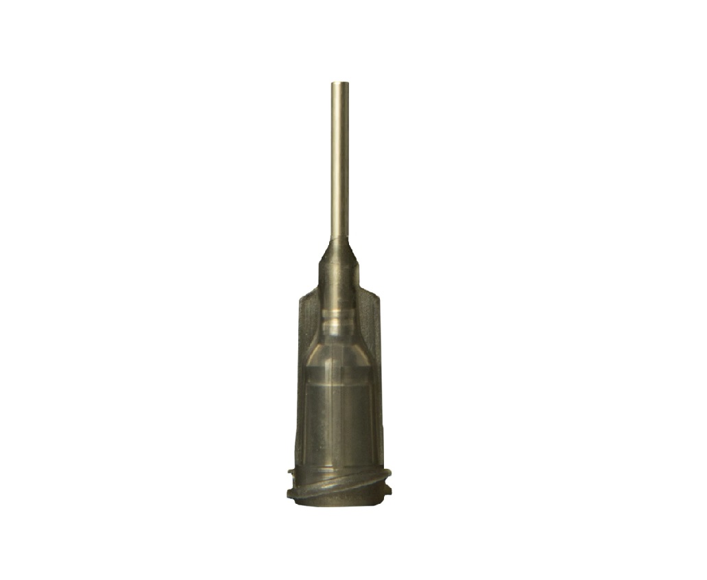 TE716050 16 gauge tip 1/2" long grey adhesive dispensing