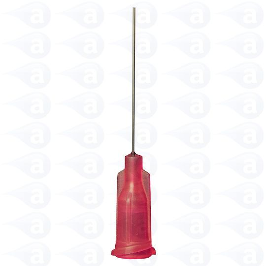 TE725100PK Tip 25GA Red 1" Long Adhesive Dispensing