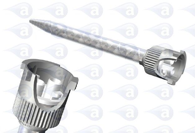 B System Static Mixer Nozzles Adhesive Dispensing