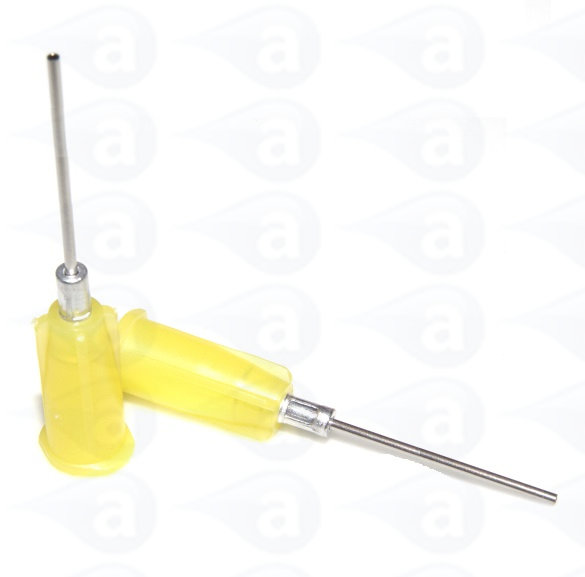 TS20-1 Dispense Tip 1" Long Yellow Luer Lock