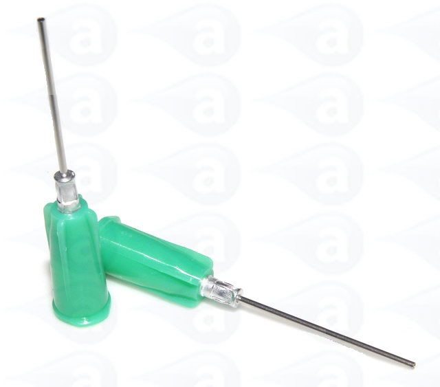 TS21-1 Crimped Needle Dispensing Tip 1" Long