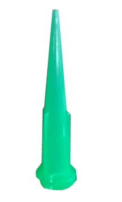 18 Gauge Green Taper Tip 1.25" TTN18 Adhesive Dispensing