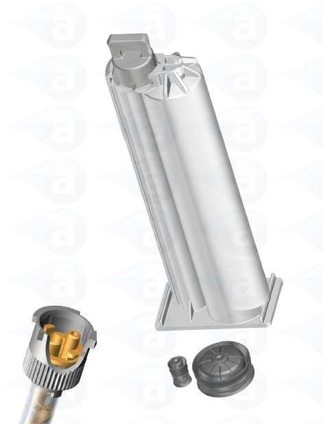 116423 50ml 10:1 ratio dual cartridge sulzer adhesive dispensing