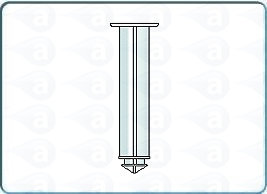 manual syringe plunger rod Techcon