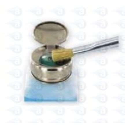 Touch pump bottle adhesive dispensing