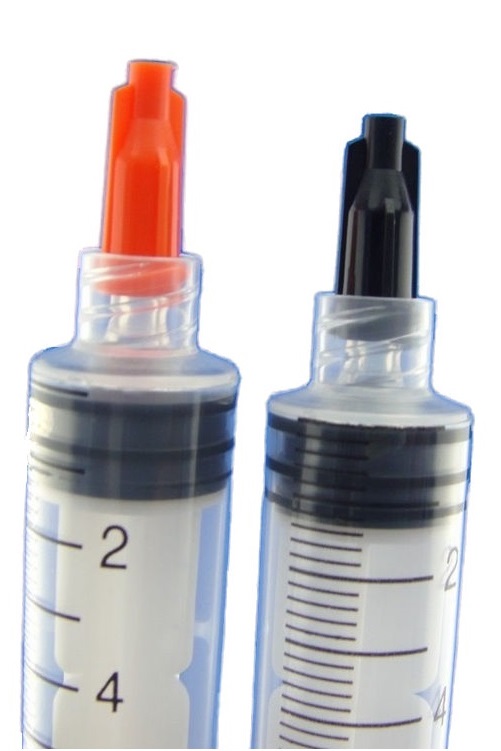 7015LLWPK White Tip Cap Luer Lock Adhesive Dispensing